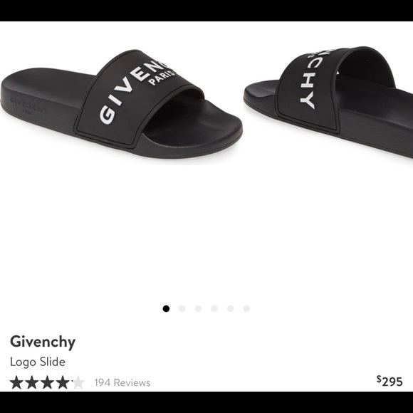 Givenchy Black Slide Sandals Men- Rare Size